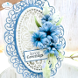 Preview: Elizabeth Craft Designs - Stanzschalone "Cornflower" Dies