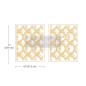 Preview: Re-Design with Prima - Transfer Aufkleber 8,5x11 Inch "Kacha Golden Lacework" Decor Transfer 2 Bogen 