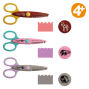 Preview: Fiskars - Kinderscherenset "Zoo Animals" Kidzors Scissors 3-teilig