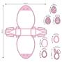 Preview: Nellie Snellen - Stanzschablone "Osterei" Multi Frame Dies