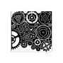 Preview: Stamperia - Schablone 12x12cm "Gears Pattern" Stencil