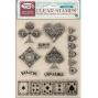 Preview: Stamperia - Stempelset "Playing Cards" Clear Stamps