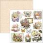 Preview: Ciao Bella - Stanzteile "Flower Shop" Fussy Cut Pad - 24 Bogen