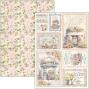 Preview: Ciao Bella - Stanzteile "Flower Shop" Creative Pad A4 - 9 Bogen