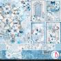 Preview: Ciao Bella - Designpapier "Elegance of Blue" Paper Pack 12x12 Inch - 12 Bogen