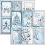 Preview: Ciao Bella - Designpapier "Elegance of Blue" Patterns Paper Pack 12x12 Inch - 8 Bogen