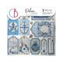 Preview: Ciao Bella - Designpapier "Silver" Deluxe Paper Pack A4 - 5 Bogen