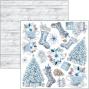 Preview: Ciao Bella - Stanzteile "Elegance of Blue" Fussy Cut Pad - 24 Bogen