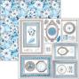 Preview: Ciao Bella - Stanzteile "Elegance of Blue" Fussy Cut Pad - 24 Bogen