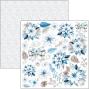 Preview: Ciao Bella - Stanzteile "Elegance of Blue" Fussy Cut Pad - 24 Bogen