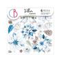 Preview: Ciao Bella - Pergamentpapier "Elegance of Blue" Vellum 6x6 Inch - 6 Bogen