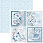 Preview: Ciao Bella - Designpapier "Elegance of Blue" Paper Pack 8x8 Inch - 12 Bogen