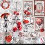 Preview: Ciao Bella - Designpapier "Paris Je t'aime" Paper Pack 12x12 Inch - 12 Bogen