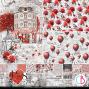 Preview: Ciao Bella - Designpapier "Paris Je t'aime" Patterns Paper Pack 12x12 Inch - 8 Bogen