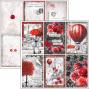 Preview: Ciao Bella - Designpapier "Paris Je t'aime" Paper Pack 8x8 Inch - 12 Bogen