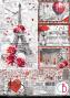 Preview: Ciao Bella - Stanzteile "Paris Je t'aime" Creative Pad A4 - 9 Bogen