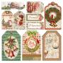 Preview: Ciao Bella - Pergamentpapier "The Nutcracker" Vellum 6x6 Inch - 6 Bogen