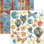 Preview: Ciao Bella - Designpapier "Esprit de Voyage" Paper Pack 12x12 Inch - 12 Bogen