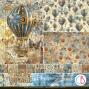 Preview: Ciao Bella - Designpapier "Esprit de Voyage" Patterns Paper Pack 12x12 Inch - 8 Bogen