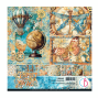 Preview: Ciao Bella - Designpapier "Esprit de Voyage" Paper Pack 8x8 Inch - 12 Bogen