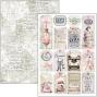 Preview: Ciao Bella - Stanzteile "Timeless Moments" Creative Pad A4 - 9 Bogen