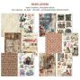 Preview: Ciao Bella - Designpapier & Stanzteile "Book Lovers" Junk Journal Ephemera Book A4 - 32 Bogen