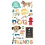 Preview: Simple Stories - Aufkleber "Fur Baby Dog" Foam Sticker