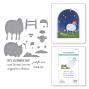 Preview: Spellbinders - Stempelset & Stanzschablone "Counting Sheep Clear" Clear Stamps & Dies