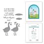 Preview: Spellbinders - Stempelset & Stanzschablone "Honk Honk" Clear Stamps & Dies