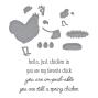 Preview: Spellbinders - Stempelset & Stanzschablone "Spring Chicken" Clear Stamps & Dies