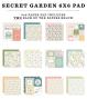 Preview: Carta Bella - Designpapier "Secret Garden" Paper Pad 6x6 Inch - 24 Bogen