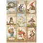 Preview: Stamperia - Decopatch Papier "Selection" Decoupage A4 - 6 Bogen  