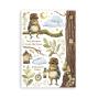 Preview: Stamperia - Washi Papier "Hidden Grove" Washi Pad 14,8x21cm - 8 Bogen