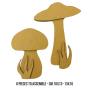 Preview: Stamperia - Holzteile "Hidden Grove Mushrooms" MDF Crafty Shapes Blanks