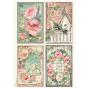 Preview: Stamperia - Decopatch Papier "Selection" Decoupage A4 - 6 Bogen  