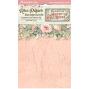 Preview: Stamperia - Decopatch Papier "Backgrounds" Decoupage A6 - 8 Bogen  