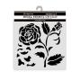 Preview: Stamperia - Schablone 12x12cm "Big Rose" Stencil