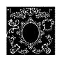 Preview: Stamperia - Schablone 18x18cm "Border with Frame" Stencil  