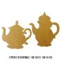 Preview: Stamperia - Holzteile "Tea Pot" MDF Crafty Shapes Blanks