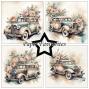 Preview: Paper Favourites - Designpapier "Vintage Car" Paper Pack 6x6 Inch - 24 Bogen