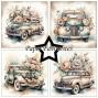 Preview: Paper Favourites - Designpapier "Vintage Car" Paper Pack 6x6 Inch - 24 Bogen