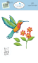 Preview: Elizabeth Craft Designs - Stanzschalone "Layered Hummingbird" Dies