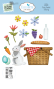 Preview: Elizabeth Craft Designs - Stanzschalone "Picnic Basket & Bunny" Dies