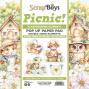 Preview: ScrapBoys - Stanzteile "Picnic!" Pop Up Paper Pack 6x6 Inch - 24 Bogen