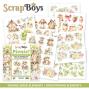 Preview: ScrapBoys - Stanzteile "Picnic!" Pop Up Paper Pack 6x6 Inch - 24 Bogen