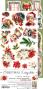 Preview: Craft OClock - Ausschneidebogen "Christmas Everywhere" Extra Set Flowers & More - 18 Bogen