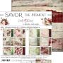 Preview: Craft OClock - Designpapier "Savor The Moment" Medium Paper Pack 8x8 Inch - 24 Bogen