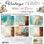 Preview: Craft OClock - Designpapier "Vintage Heaven" Basic Paper Pack 8x8 Inch - 24 Bogen