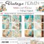 Preview: Craft OClock - Designpapier "Vintage Heaven" Medium Paper Pack 8x8 Inch - 24 Bogen