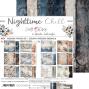 Preview: Craft OClock - Designpapier "Nighttime Chill" Medium Paper Pack 8x8 Inch - 24 Bogen